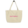 Large organic tote bag