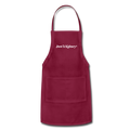 Adjustable Apron - burgundy